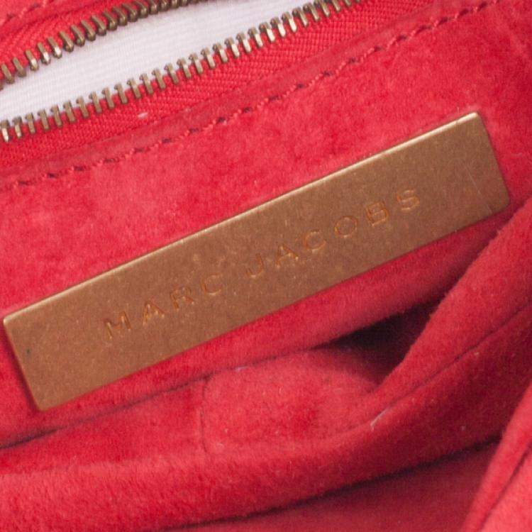 Pre Owned Marc Jacobs Pink Leather Lola Bag With Umbrella