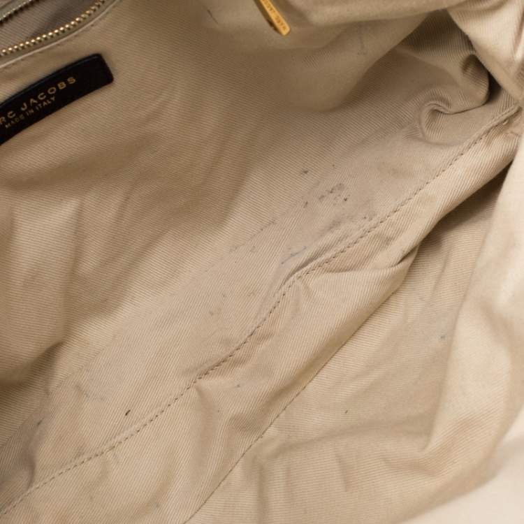 Pre Owned Marc Jacobs Black Leather Capra Satchel