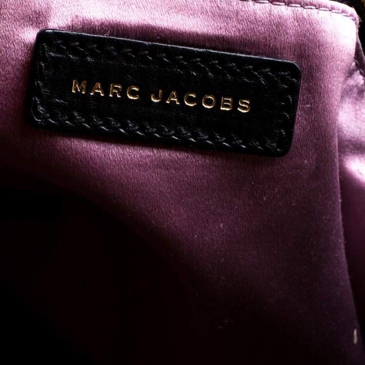 Pre Owned Marc Jacobs Tri Color Python and Leather Memphis Drawstring Tote