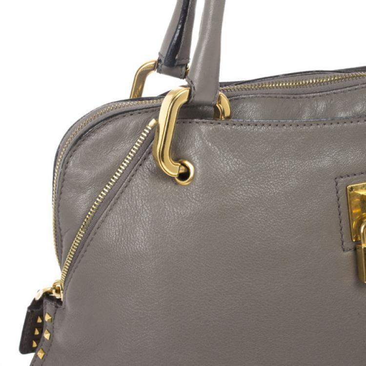 Pre Owned Marc Jacobs Grey Paradise Little Janice Bag