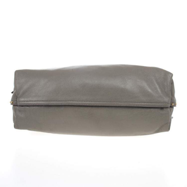 Pre Owned Marc Jacobs Grey Paradise Little Janice Bag