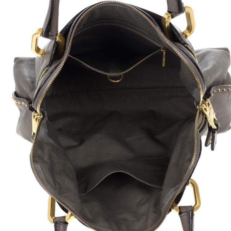 Pre Owned Marc Jacobs Grey Paradise Little Janice Bag