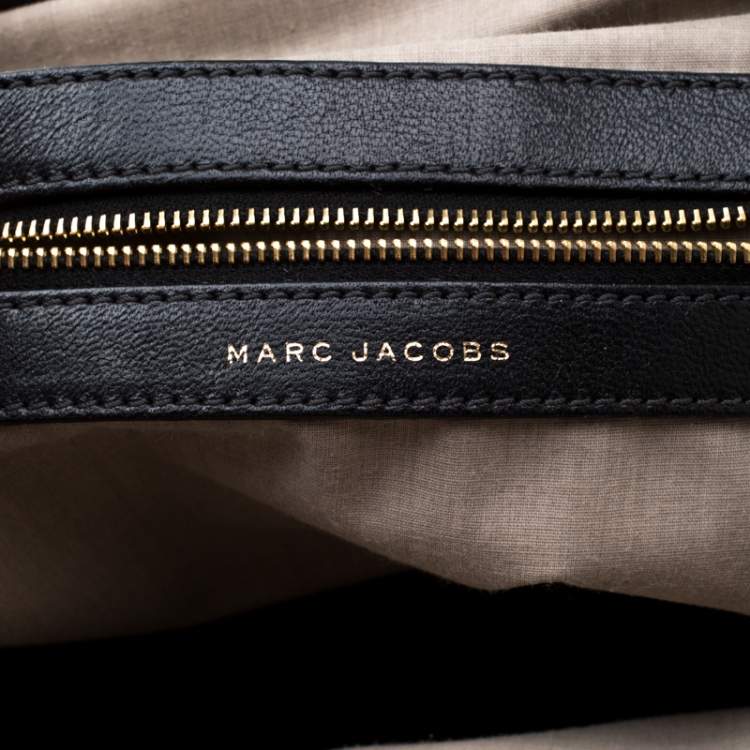 Pre Owned Marc Jacobs Black Quilted Leather Stam Shoulder Bag