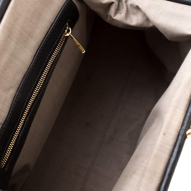 Pre Owned Marc Jacobs Black Quilted Leather Stam Shoulder Bag