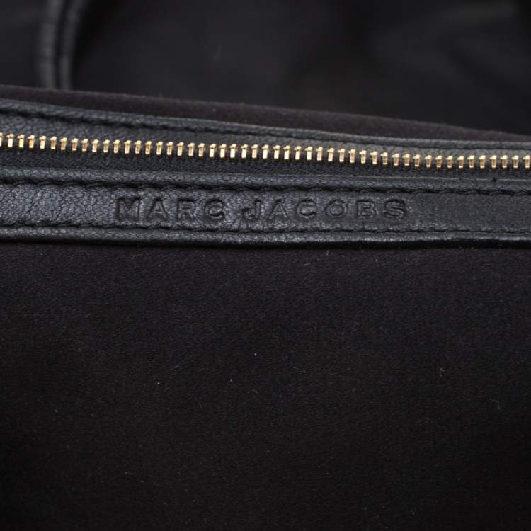 Pre Owned Marc Jacobs Black Nylon Tropical Chappy Bird Tote