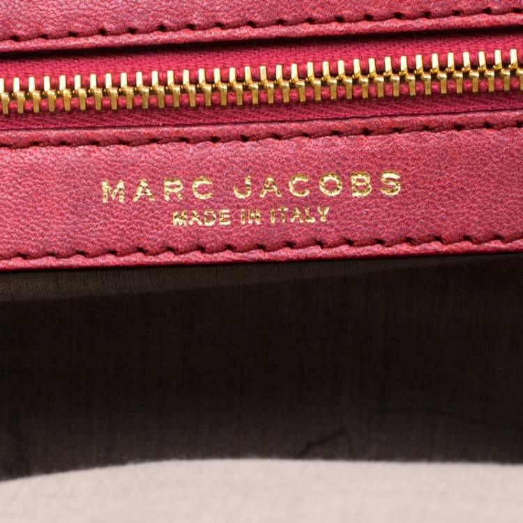 Pre Owned Marc Jacobs Pink Quilted Leather Stam Shoulder Bag
