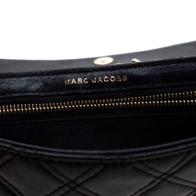Pre Owned Marc Jacobs Black Quilted Leather Small Single Shoulder Bag
