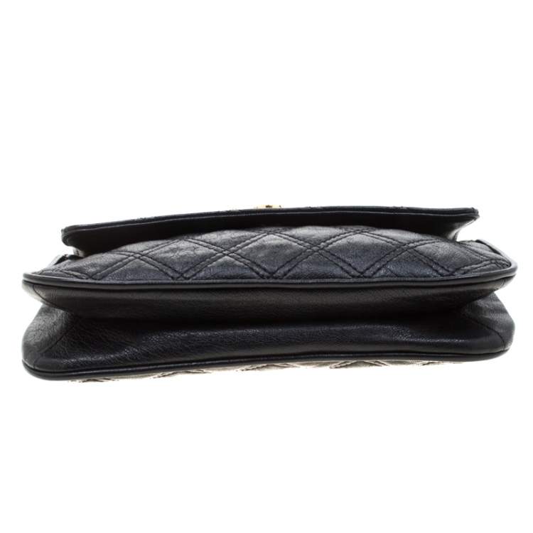 Pre Owned Marc Jacobs Black Quilted Leather Small Single Shoulder Bag