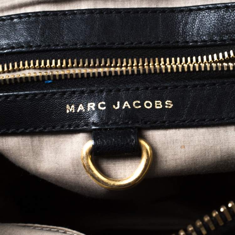 Pre Owned Marc Jacobs Black Quilted Leather Small Cecilia Satchel