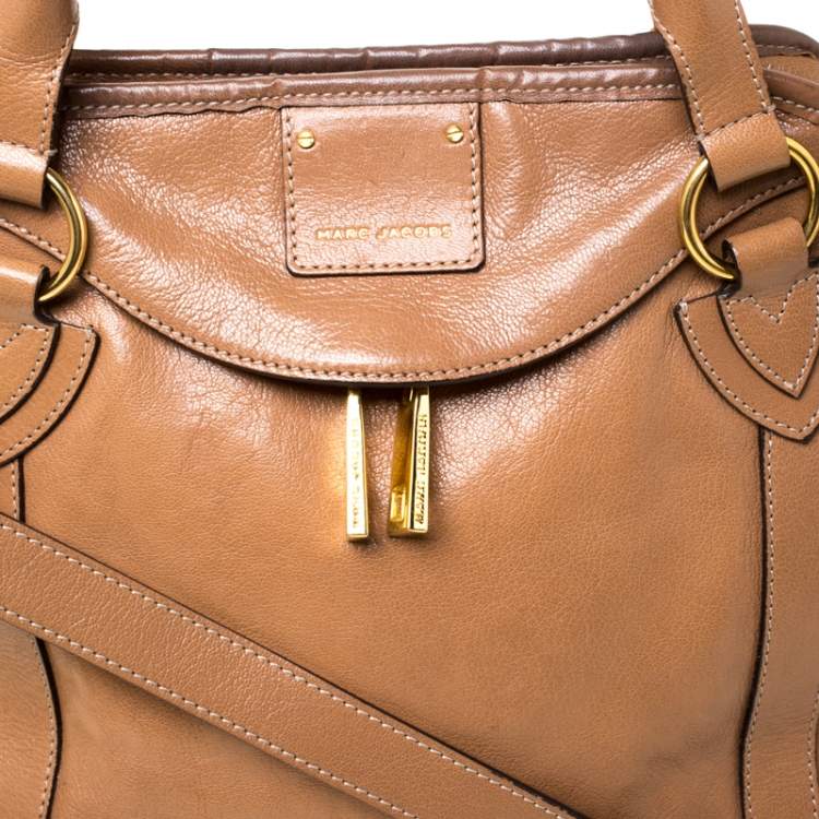 Pre Owned Marc Jacobs Brown Leather Wellington Fulton Satchel 