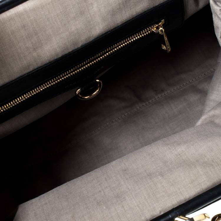Pre Owned Marc Jacobs Black Quilted Leather Stam Shoulder Bag