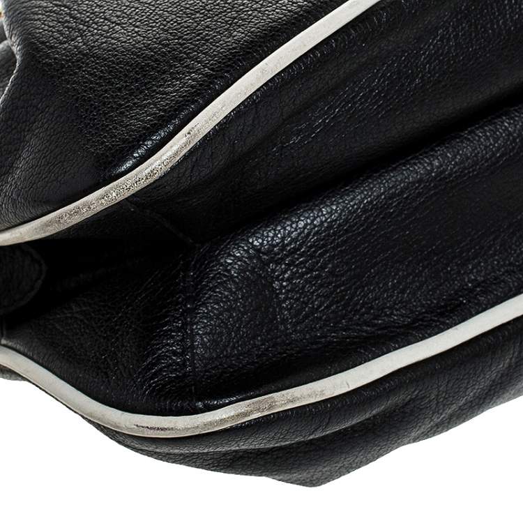 Pre Owned Marc Jacobs Black Leather Capra Satchel