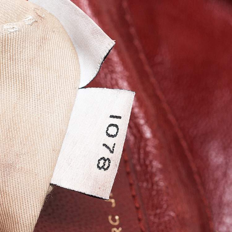 Pre Owned Marc Jacobs Red Leather Wellington Fulton Satchel 
