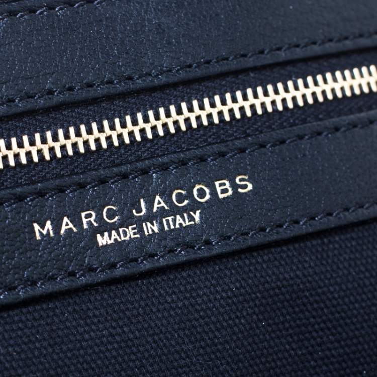 Pre Owned Marc Jacobs Black Quilted Leather Stam Satchel