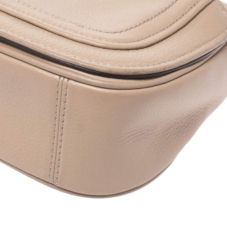Pre Owned Marc Jacobs Beige Leather Crossbody Bag