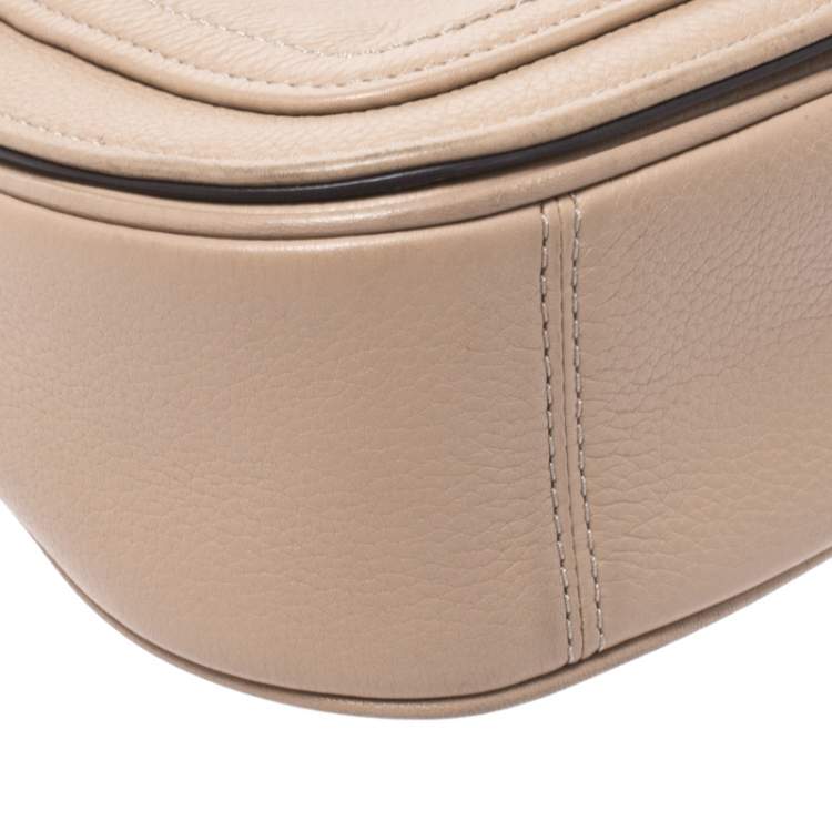 Pre Owned Marc Jacobs Beige Leather Crossbody Bag