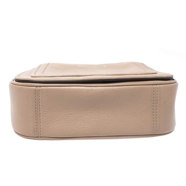 Pre Owned Marc Jacobs Beige Leather Crossbody Bag