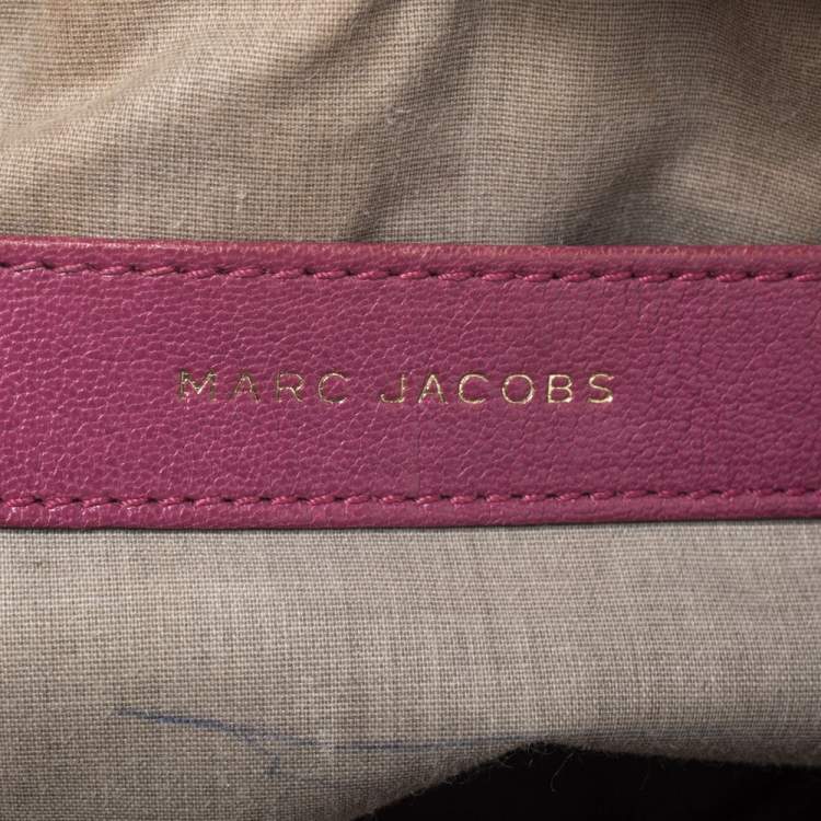 Pre Owned Marc Jacobs Pink Quilted Leather Cecilia Satchel