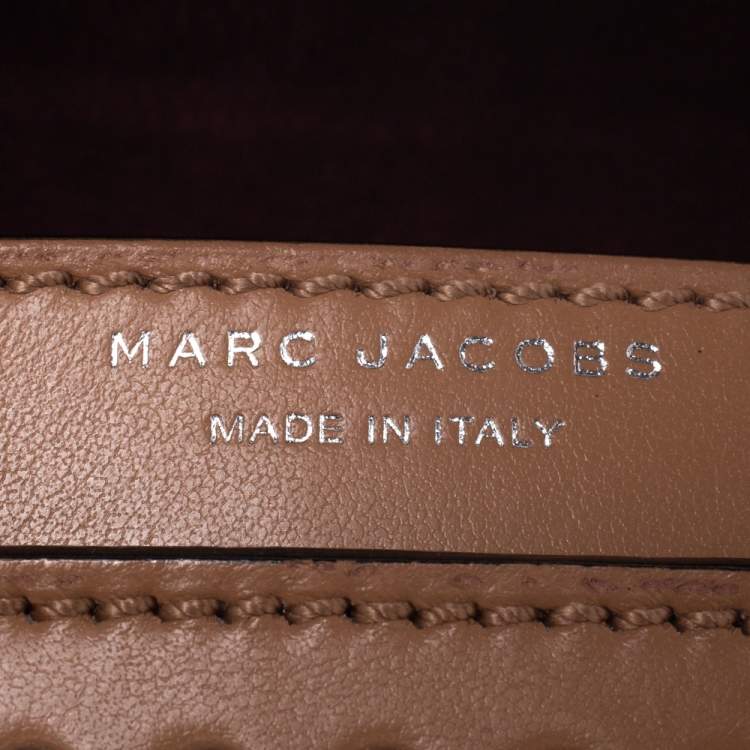 Pre Owned Marc Jacobs Beige Studded Leather Small Mischief Shoulder Bag