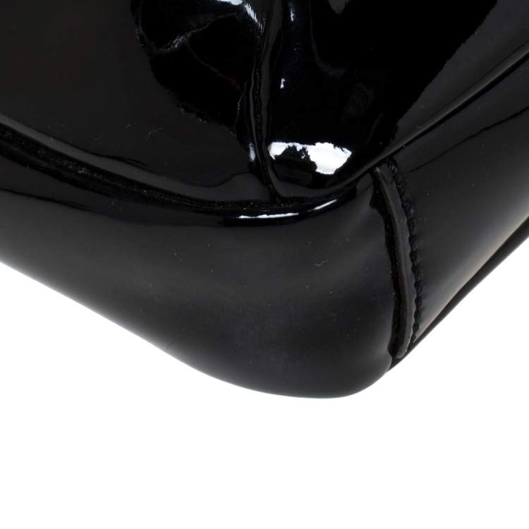 مملوكة مسبقًا Marc by Marc Jacobs Black Patent Leather Crossbody Bag