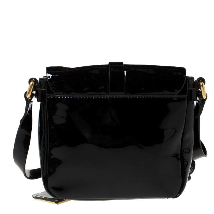 مملوكة مسبقًا Marc by Marc Jacobs Black Patent Leather Crossbody Bag