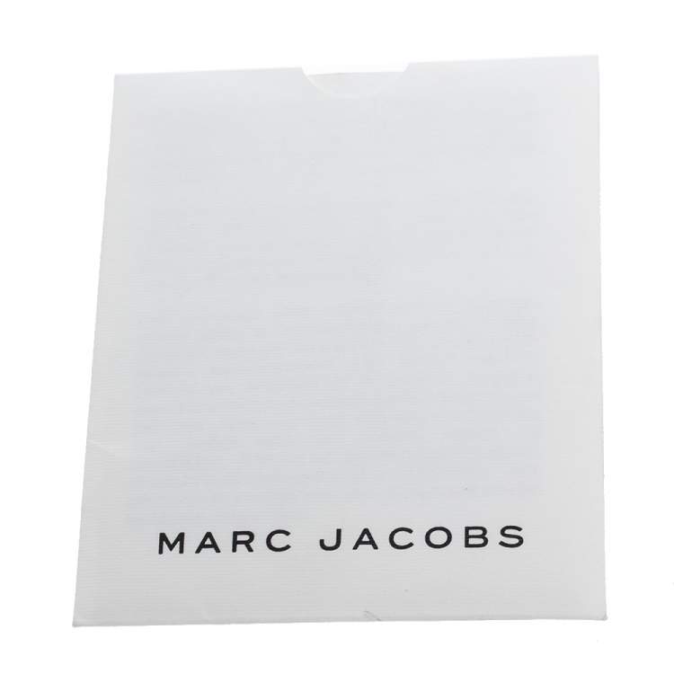 Pre Owned Marc Jacobs White Leather Double Link 27 Shoulder Bag