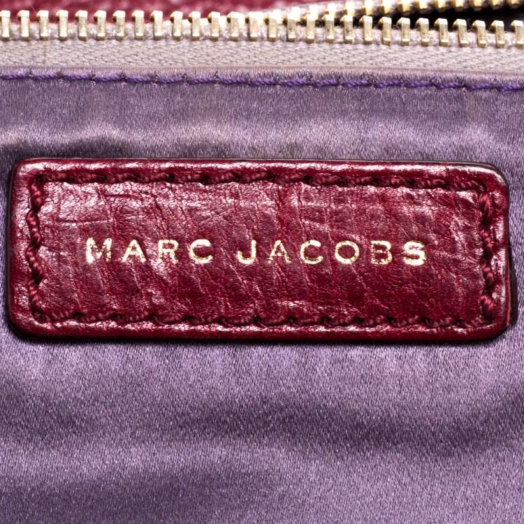 Pre Owned Marc Jacobs Blue/Metallic Quilted Leather Memphis Robert Jena Shoulder Bag