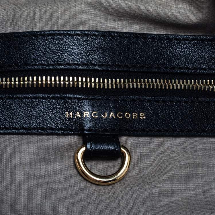 مملوكة مسبقًا Marc Jacobs Black Leather Kari Satchel