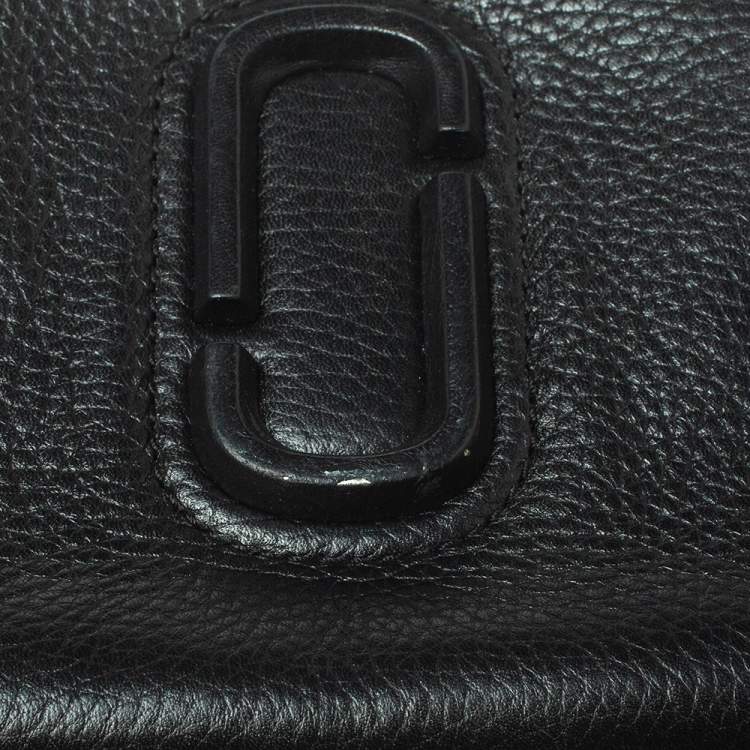 Pre Owned Marc Jacobs Black Leather Shutter Camera Crossbody Bag