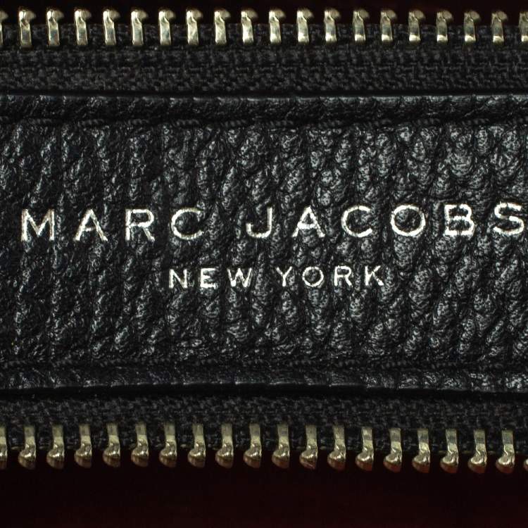 Pre Owned Marc Jacobs Black Leather Shutter Camera Crossbody Bag