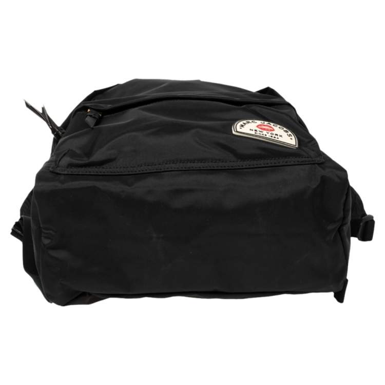 Pre Owned Marc Jacobs Black Nylon Large Collegiate Backpack