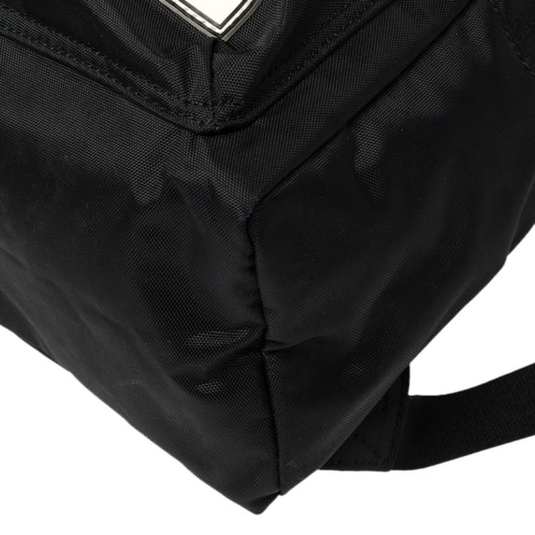 Pre Owned Marc Jacobs Black Nylon Large Collegiate Backpack