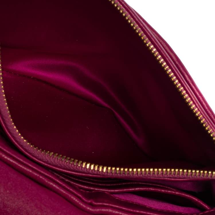 مملوكة مسبقًا Marc Jacobs Fuchsia Straw and Leather Shoulder Bag