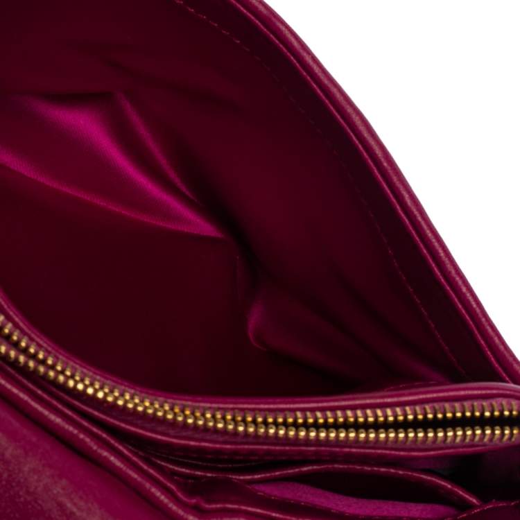 مملوكة مسبقًا Marc Jacobs Fuchsia Straw and Leather Shoulder Bag