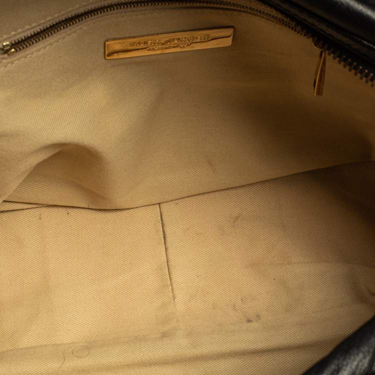 Pre Owned Marc Jacobs Black Quilted Leather Ursula Bowler Bag
