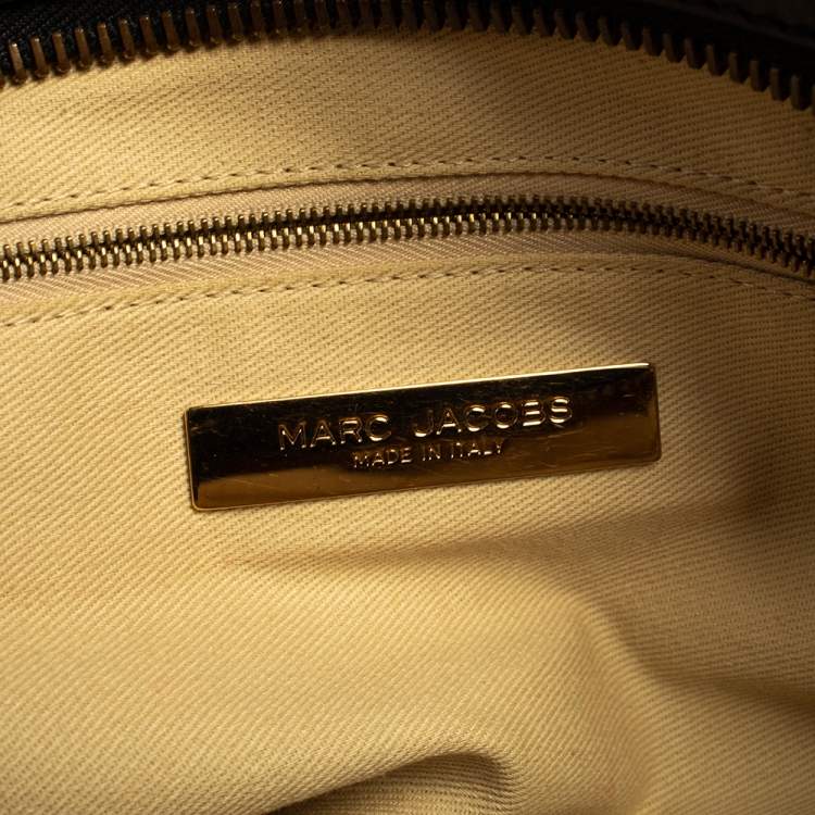 Pre Owned Marc Jacobs Black Quilted Leather Ursula Bowler Bag