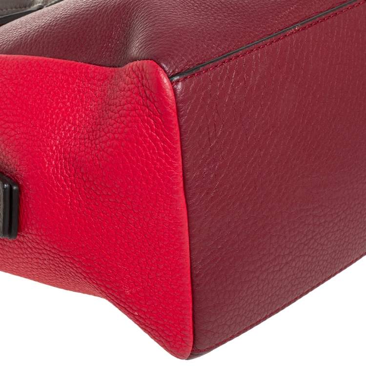 Pre Owned Marc by Marc Jacobs Tri Color Leather Tote 