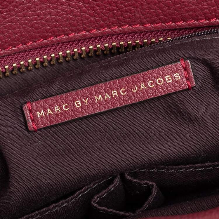 Pre Owned Marc by Marc Jacobs Tri Color Leather Tote 