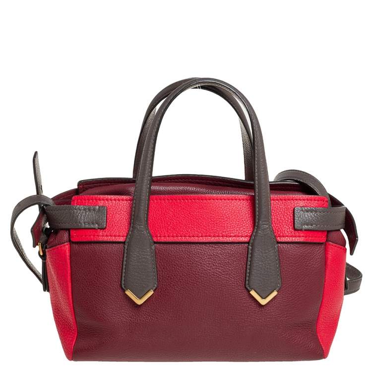 Pre Owned Marc by Marc Jacobs Tri Color Leather Tote 