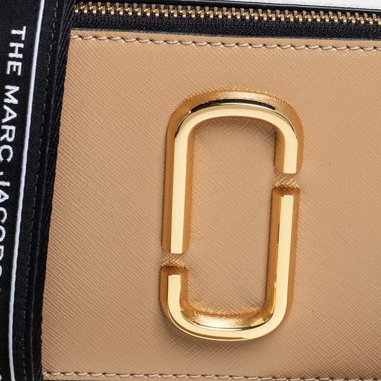 Pre Owned Marc Jacobs Tri Color Leather Snapshot Camera Crossbody Bag