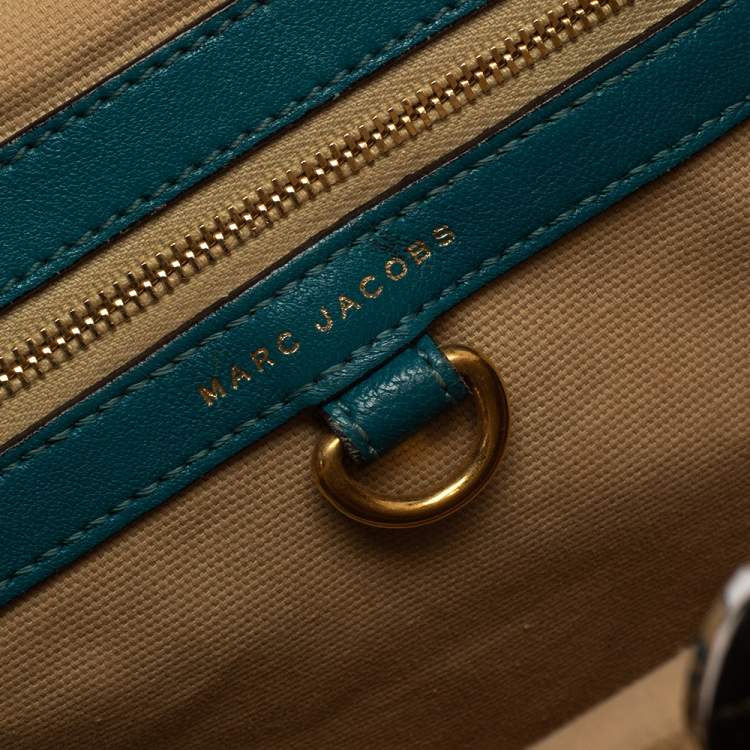 Pre Owned Marc Jacobs Green Quilted Leather  Stam Satchel 
