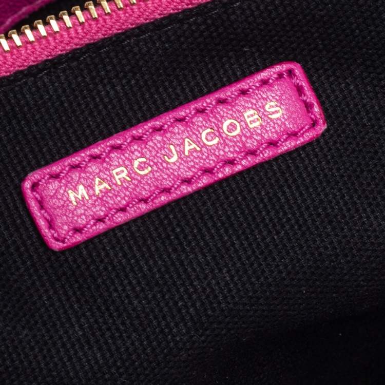 Pre Owned Marc Jacobs Fuchsia Leather XL Single Shoulder Bag