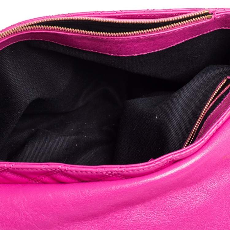 Pre Owned Marc Jacobs Fuchsia Leather XL Single Shoulder Bag