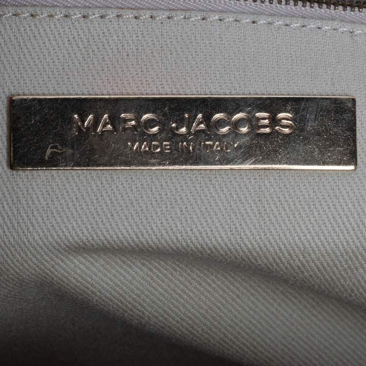 Pre Owned Marc Jacobs Beige Quilted Leather Stam Satchel
