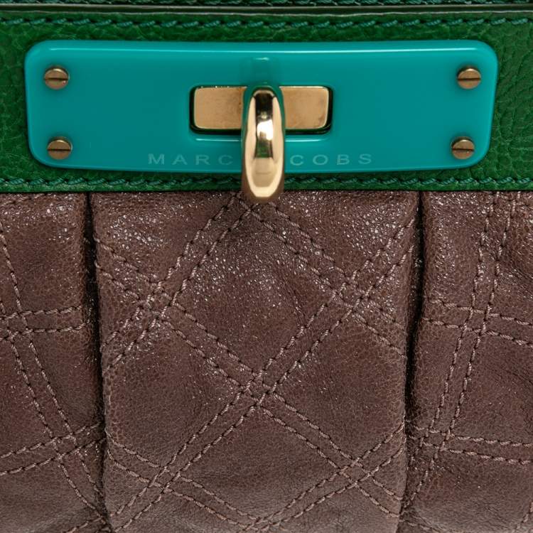 Pre Owned Marc Jacobs Mutlicolor Leather Clutch