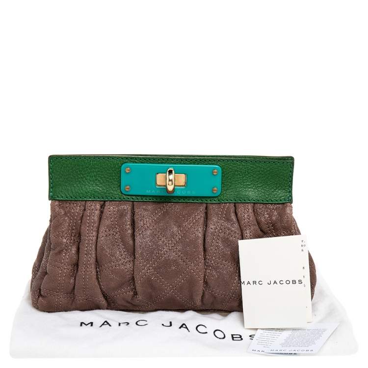 Pre Owned Marc Jacobs Mutlicolor Leather Clutch