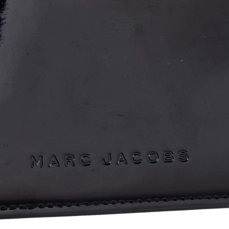 مملوكة مسبقًا Marc Jacobs Black Patent Leather Pouch
