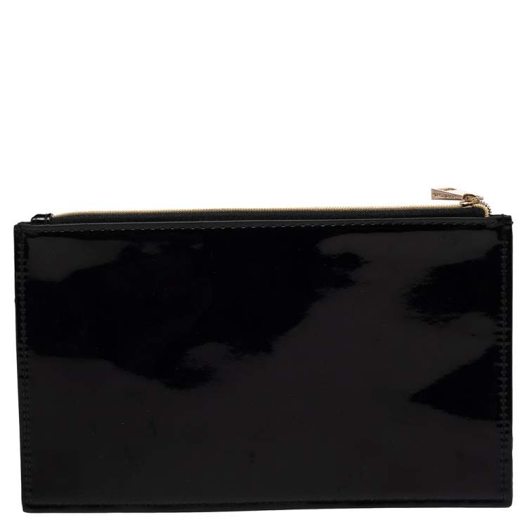 مملوكة مسبقًا Marc Jacobs Black Patent Leather Pouch