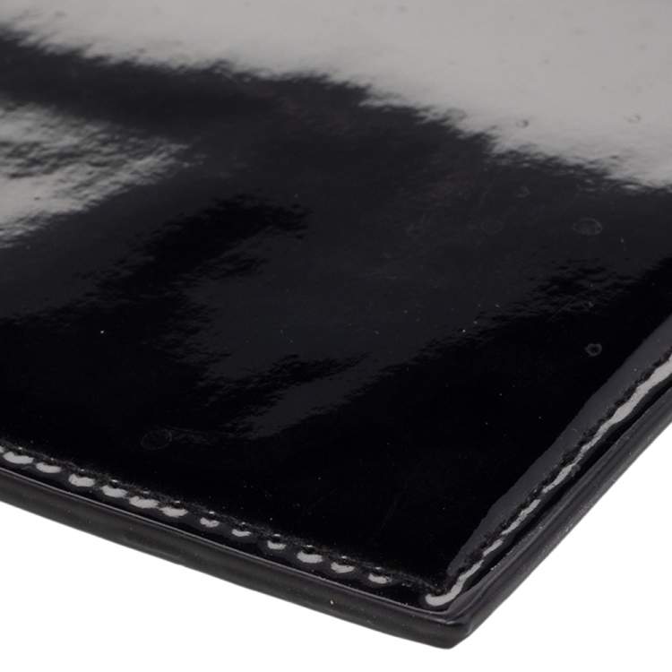 مملوكة مسبقًا Marc Jacobs Black Patent Leather Pouch
