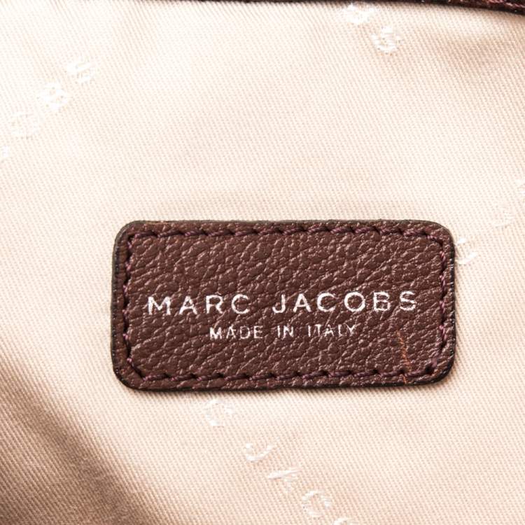 Pre Owned Marc Jacobs Brown Quilted Leather Eugenie Clutch